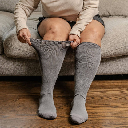 Gray EasyStretch™ Socks