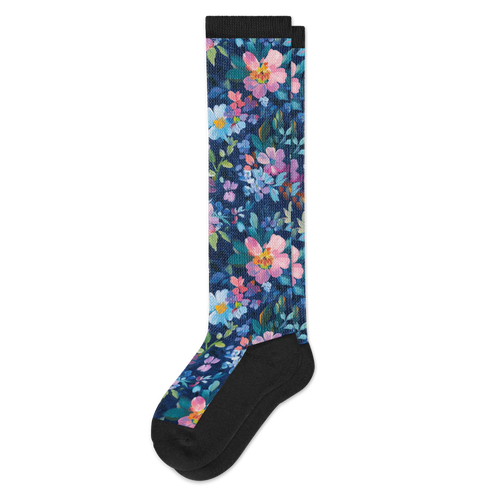 Night Blooms EasyStretch™ Socks