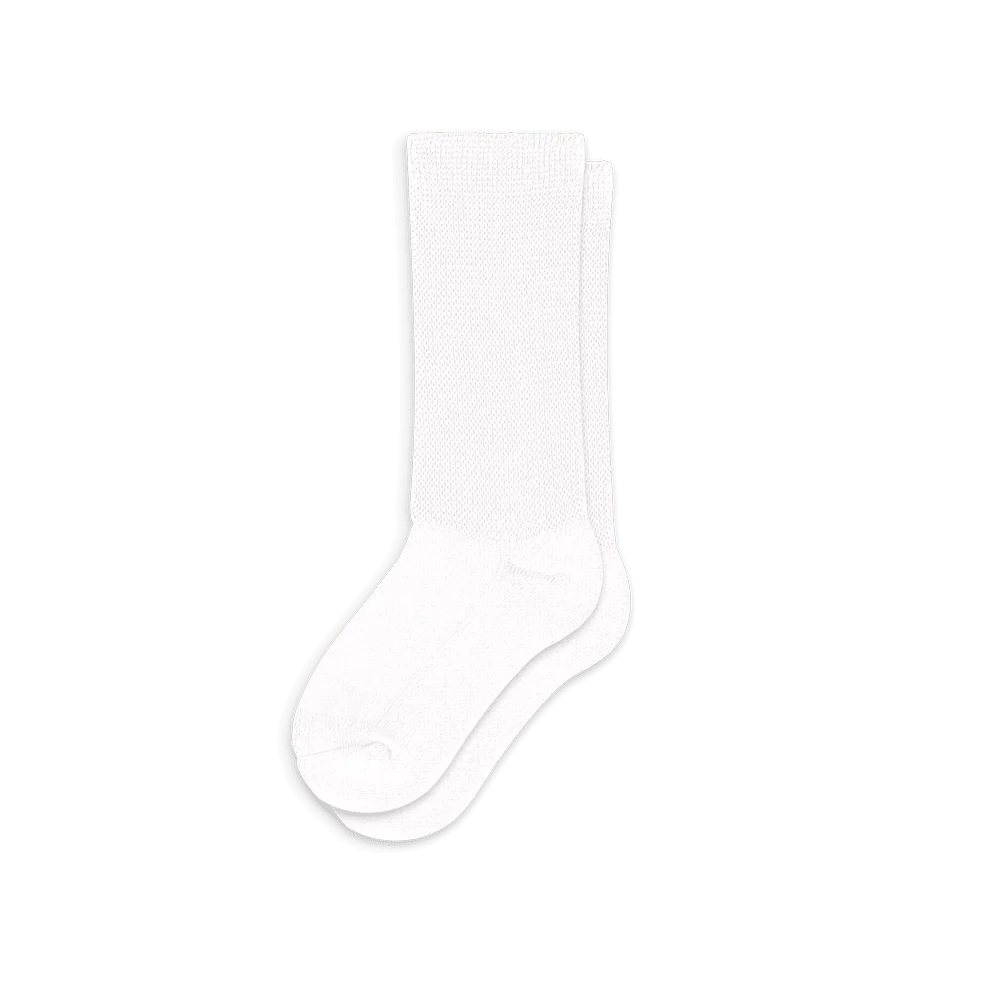 White EasyStretch™ Socks