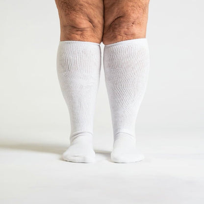 White EasyStretch™ Socks
